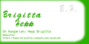 brigitta hepp business card